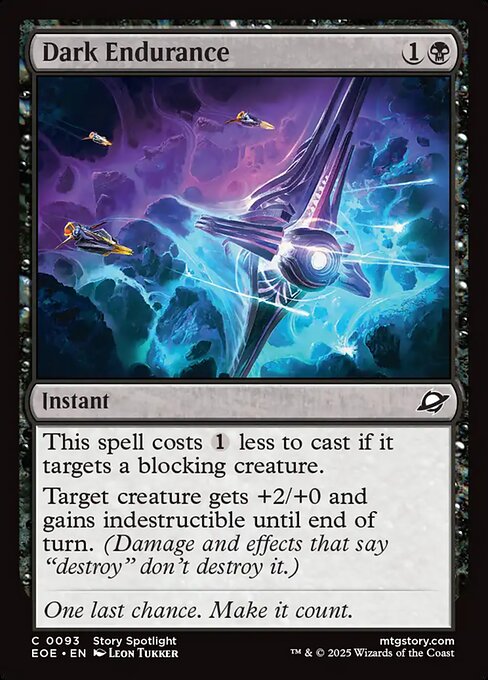 Dark Endurance (EOE 93) [Edge of Eternities]