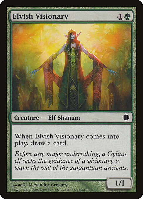Elvish Visionary (ALA 130) [Shards of Alara]