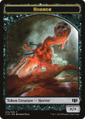 Horror // Zombie (016/036) Double-Sided Token [Commander 2014 Tokens]