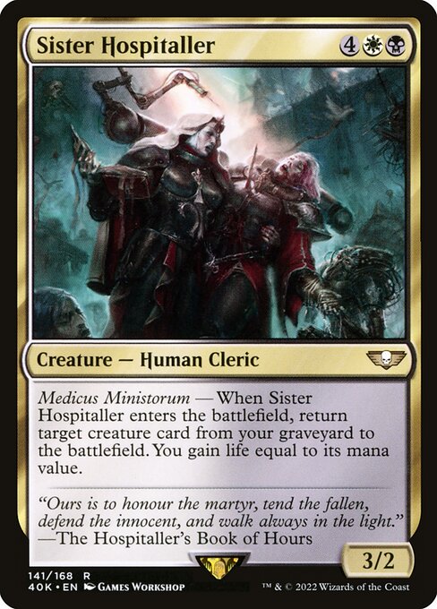 Sister Hospitaller (40K 141) [Warhammer 40,000 Commander]