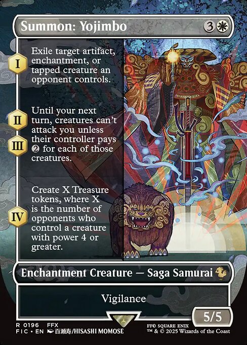 Summon: Yojimbo (FIC 196) [Final Fantasy Commander]