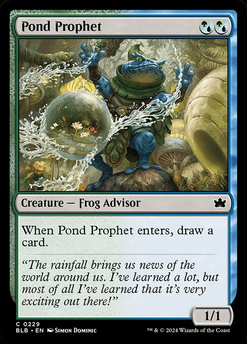 Pond Prophet (BLB 229) [Bloomburrow]