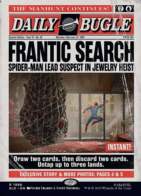 Frantic Search (SLD 1996) [Secret Lair Drop]