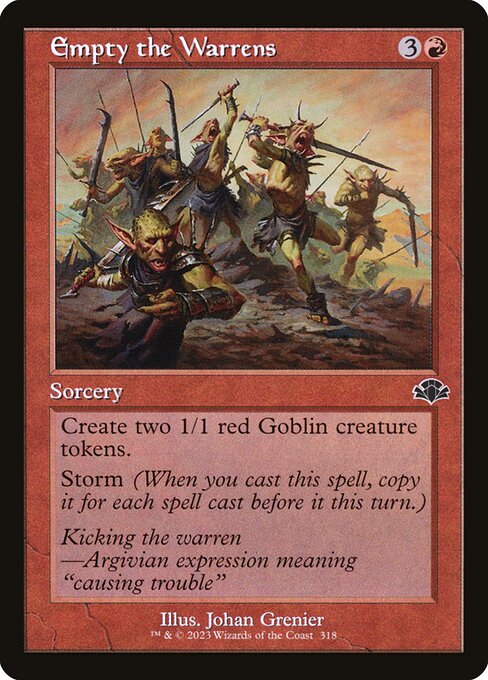 Empty the Warrens (DMR 318) [Dominaria Remastered]
