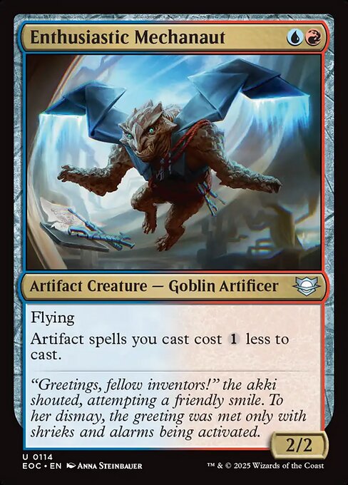 Enthusiastic Mechanaut (EOC 114) [Edge of Eternities Commander]