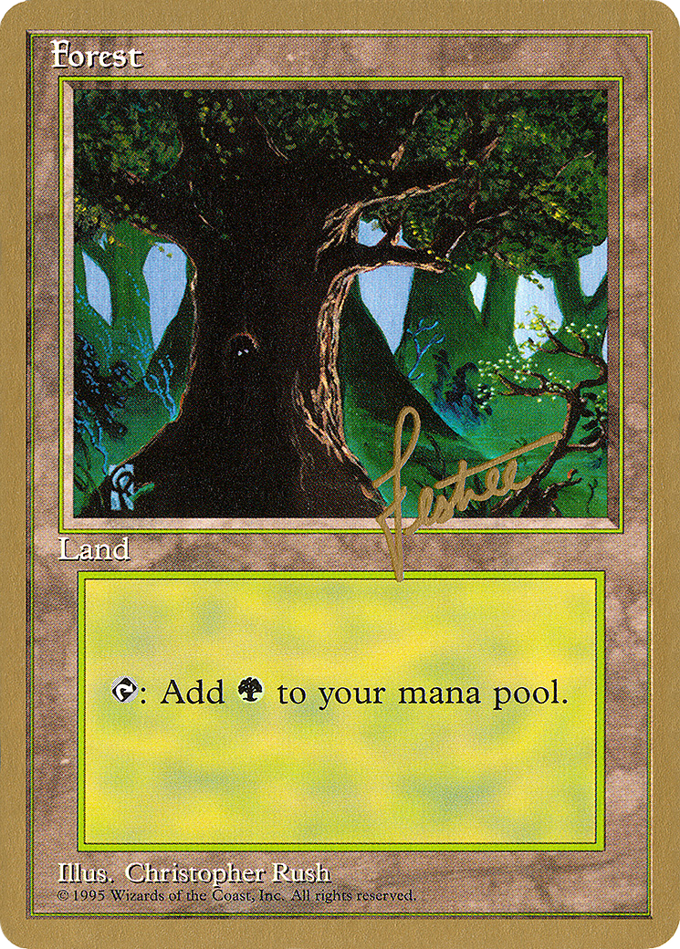 Forest (bl376) (Bertrand Lestree) [Pro Tour Collector Set]