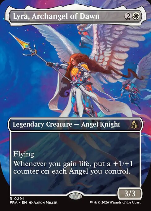 Lyra, Archangel of Dawn (Borderless) (FRA 294) [Reality Fracture]