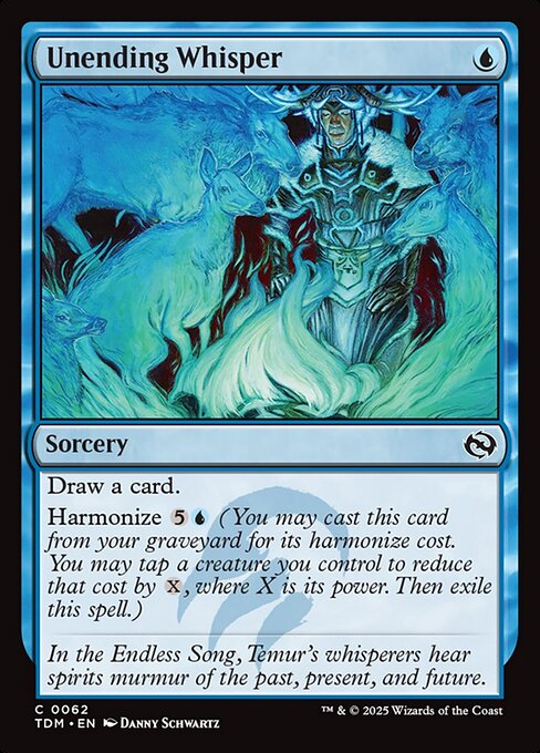 Unending Whisper (TDM 62) [Tarkir: Dragonstorm]