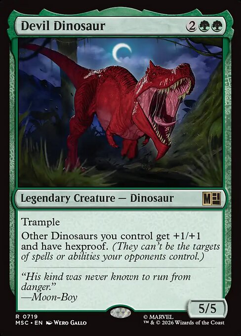 Devil Dinosaur (MSC 719) [Marvel Super Heroes Commander]