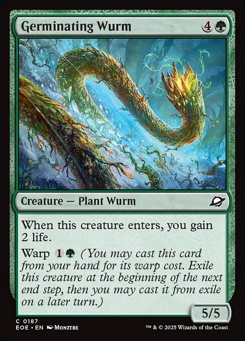 Germinating Wurm (EOE 187) [Edge of Eternities]