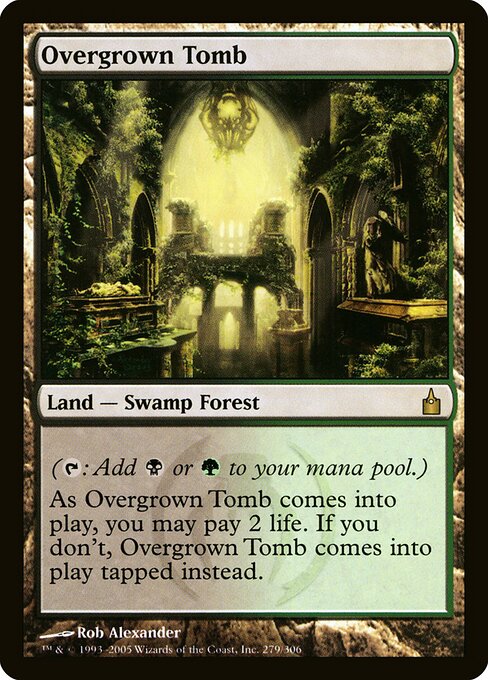 Overgrown Tomb (RAV 279) [Ravnica: City of Guilds]