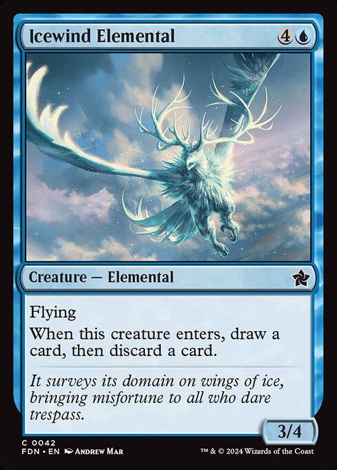 Icewind Elemental (FDN 42) [Foundations]