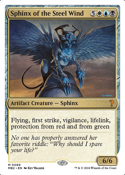 Sphinx of the Steel Wind (MB2 89) [Mystery Booster 2]