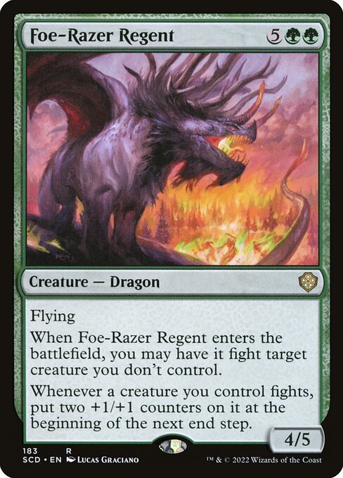 Foe-Razer Regent (SCD 183) [Starter Commander Decks]