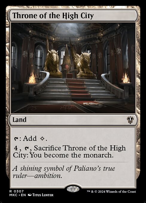 Throne of the High City (MKC 307) [Murders at Karlov Manor Commander]