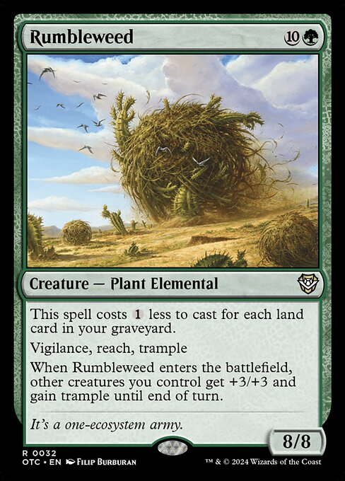 Rumbleweed (OTC 32) [Outlaws of Thunder Junction Commander]