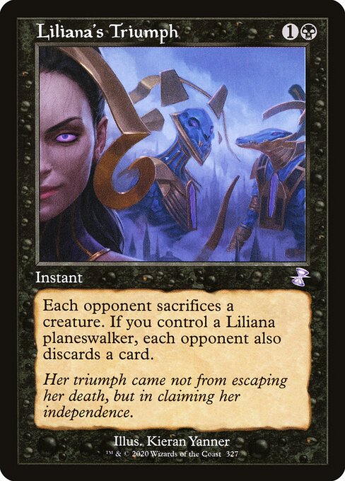 Liliana's Triumph (TSR 327) [Time Spiral Remastered]