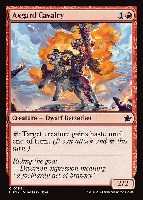 Axgard Cavalry (FDN 189) [Foundations]