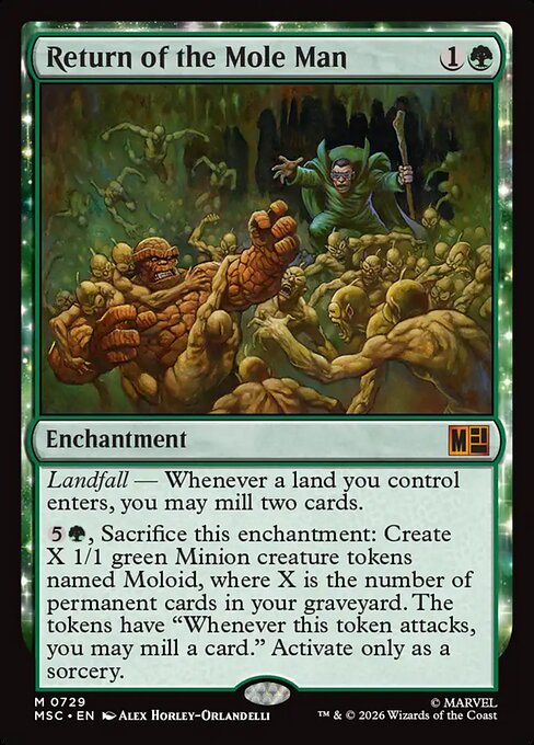 Return of the Mole Man (MSC 729) [Marvel Super Heroes Commander]