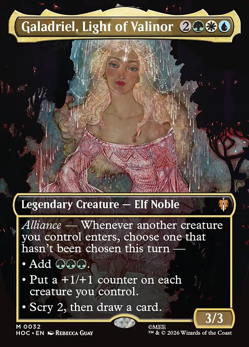 Galadriel, Light of Valinor (Borderless) (HOC 32) [The Hobbit Eternal]