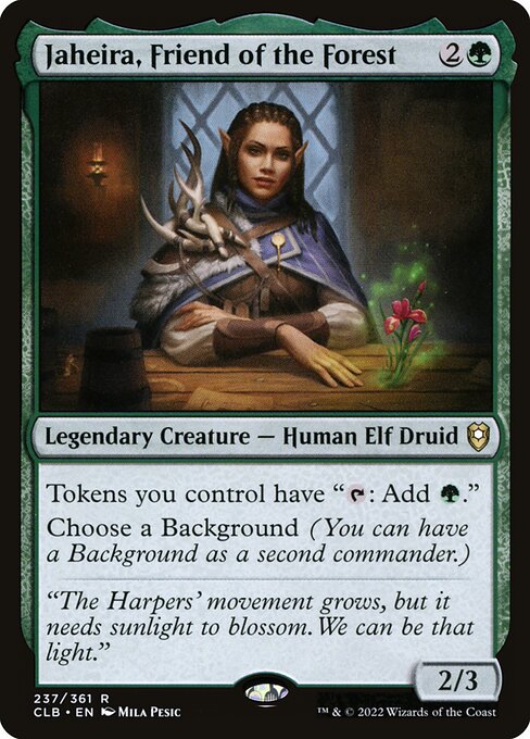 Jaheira, Friend of the Forest (CLB 237) [Commander Legends: Battle for Baldur's Gate]