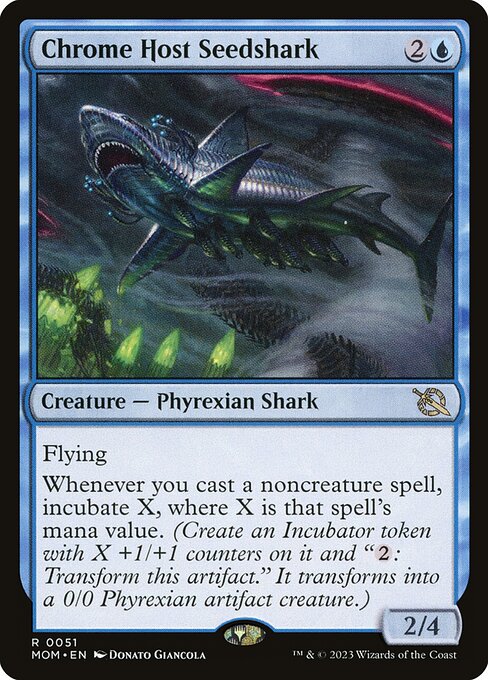 Chrome Host Seedshark (MOM 51) [March of the Machine]