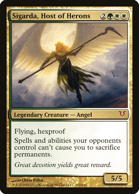 Sigarda, Host of Herons (AVR 210) [Avacyn Restored]