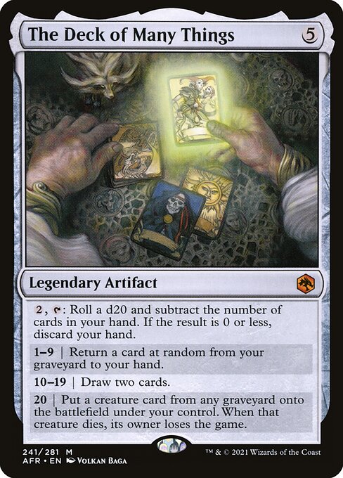 The Deck of Many Things (AFR 241) [Adventures in the Forgotten Realms]