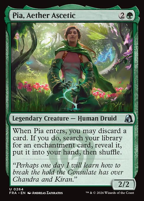 Pia, Aether Ascetic (FRA 264) [Reality Fracture]