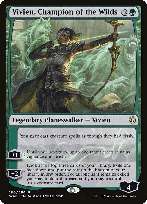 Vivien, Champion of the Wilds (WAR 180) [War of the Spark]
