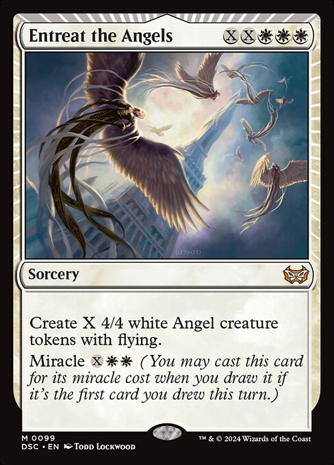 Entreat the Angels (DSC 99) [Duskmourn: House of Horror Commander]
