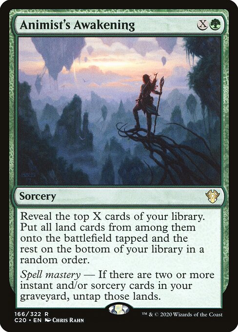 Animist's Awakening (C20 166) [Commander 2020]