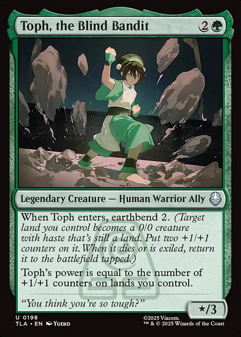 Toph, the Blind Bandit (TLA 198) [Avatar: The Last Airbender]
