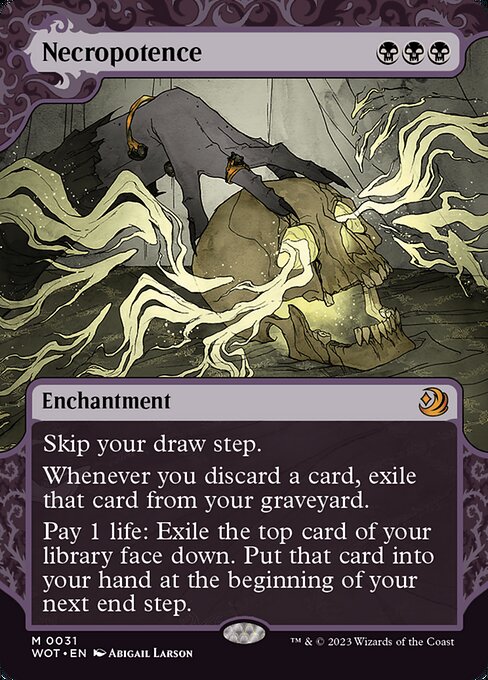 Necropotence (WOT 31) [Wilds of Eldraine: Enchanting Tales]