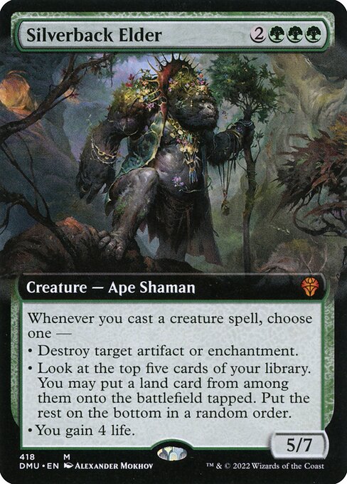 Silverback Elder (Extended Art) (DMU 418) [Dominaria United]