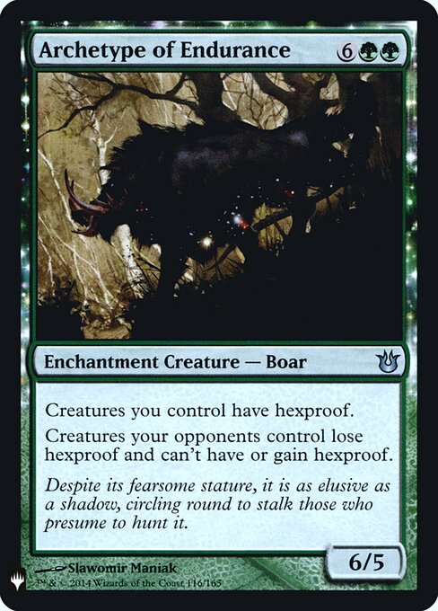 Archetype of Endurance (PLST BNG-116) [The List]