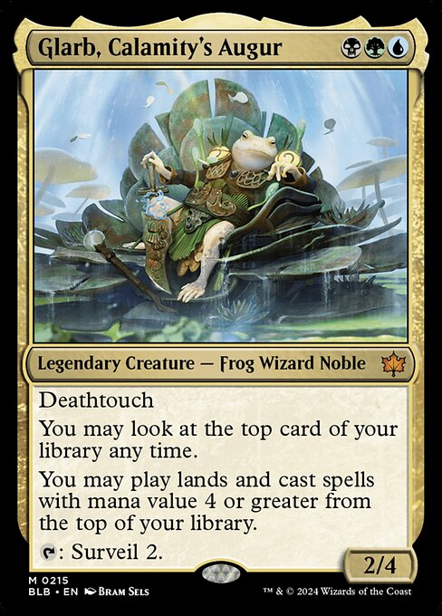 Glarb, Calamity's Augur (BLB 215) [Bloomburrow]