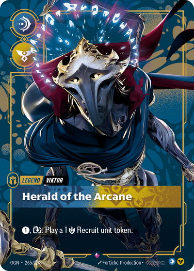 Viktor Herald of the Arcane (OPP 265/298) [Riftbound Organized Play Promotional Cards]