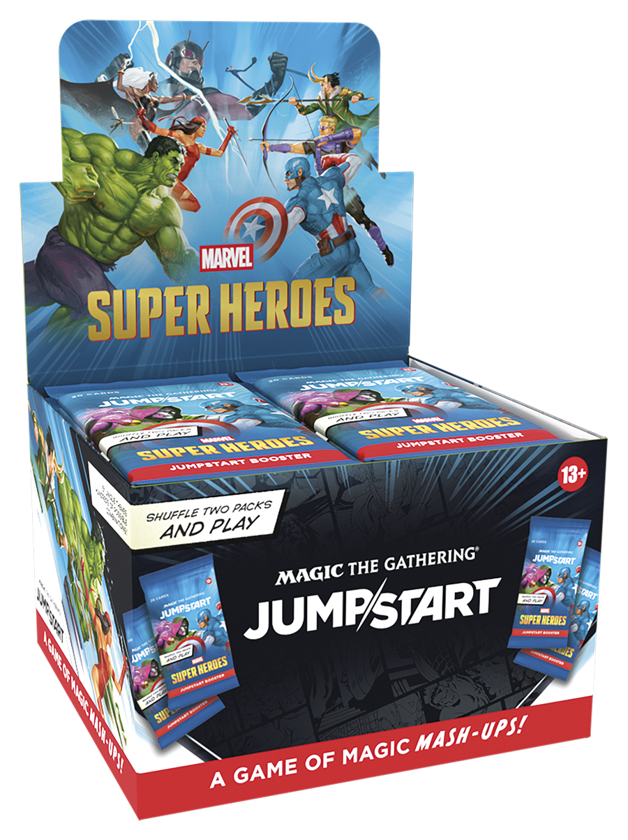 Marvel Super Heroes Jumpstart Booster Display