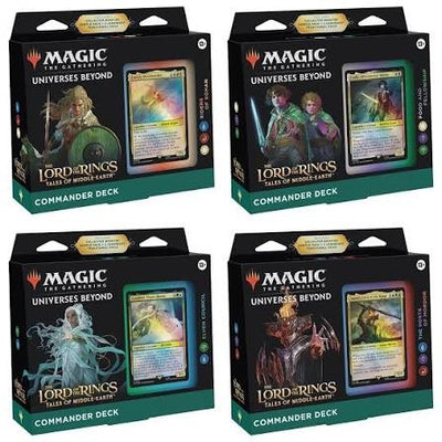 Magic the Gathering the Lord of the Rings: Tales of Middle-Earth Commander Decks