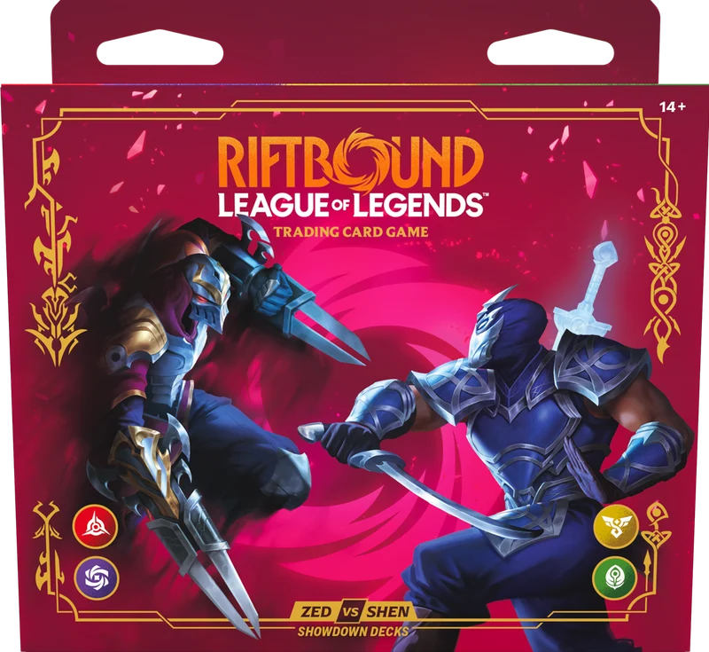 Riftbound: League of Legends TCG Vendetta - Showdown Deck: Zed vs Shen